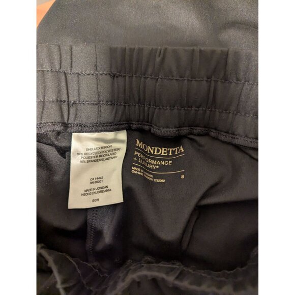 Mondetta Performance + Luxury Black Jogger Pants With Pockets Small - Picture 3 of 3